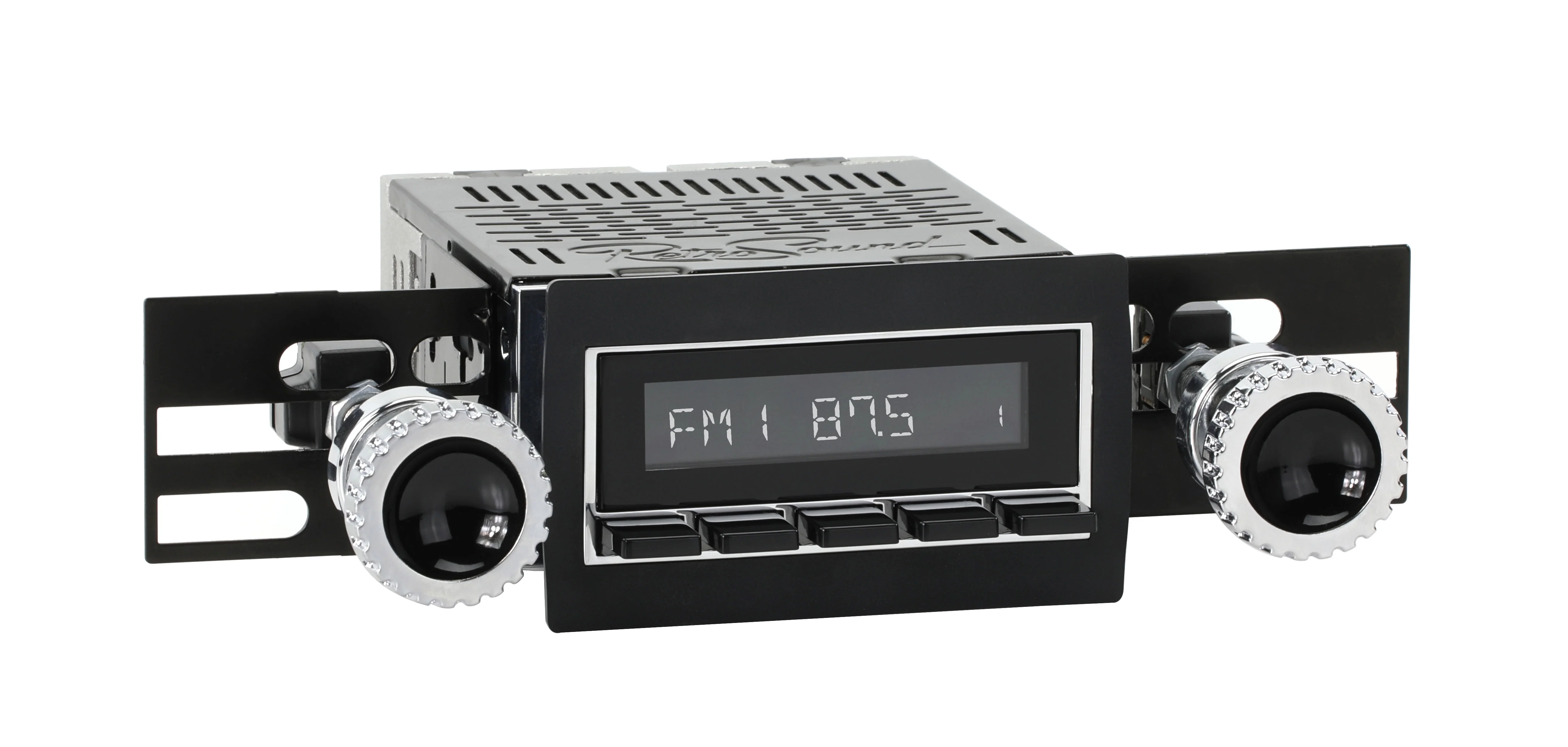 RetroRadio Compatible with 1960-63 Chevrolet C/K Series Truck Features Include Bluetooth, AUX, AM/FM LACB-M1-250-56-76C