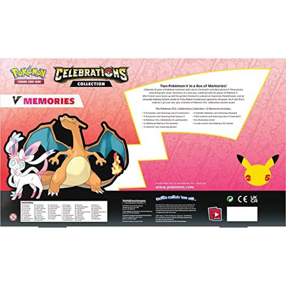 Pokemon Trading Card Game: Celebrations V Memories Collection - 8 Packs - Promos