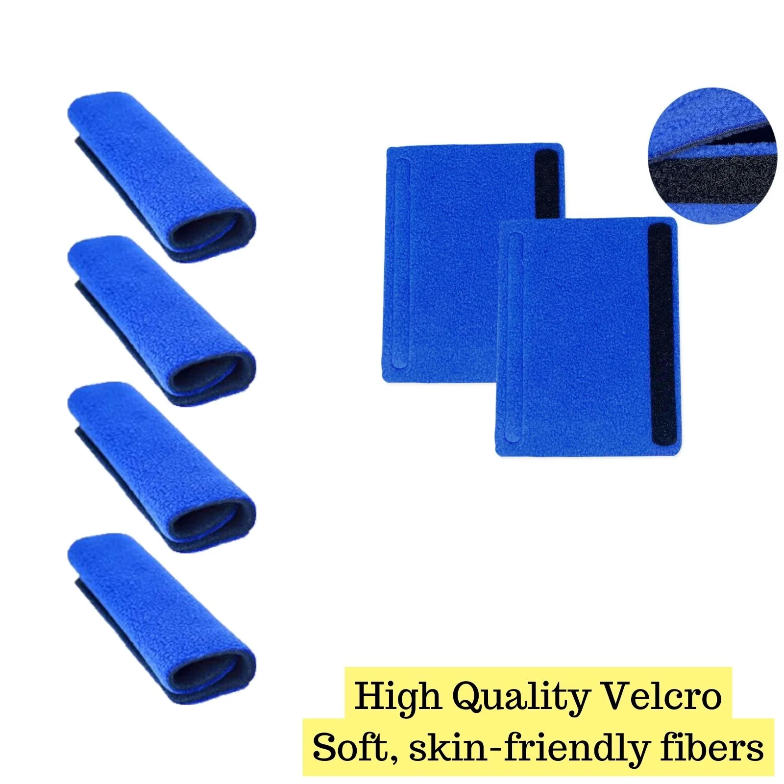 CPAP Strap Covers 4 Pack - Comfortable CPAP Strap Cushions for Enhanced Comfort, CPAP Pads for Straps with Adjustable Length - Universal Fit for Most CPAP Masks