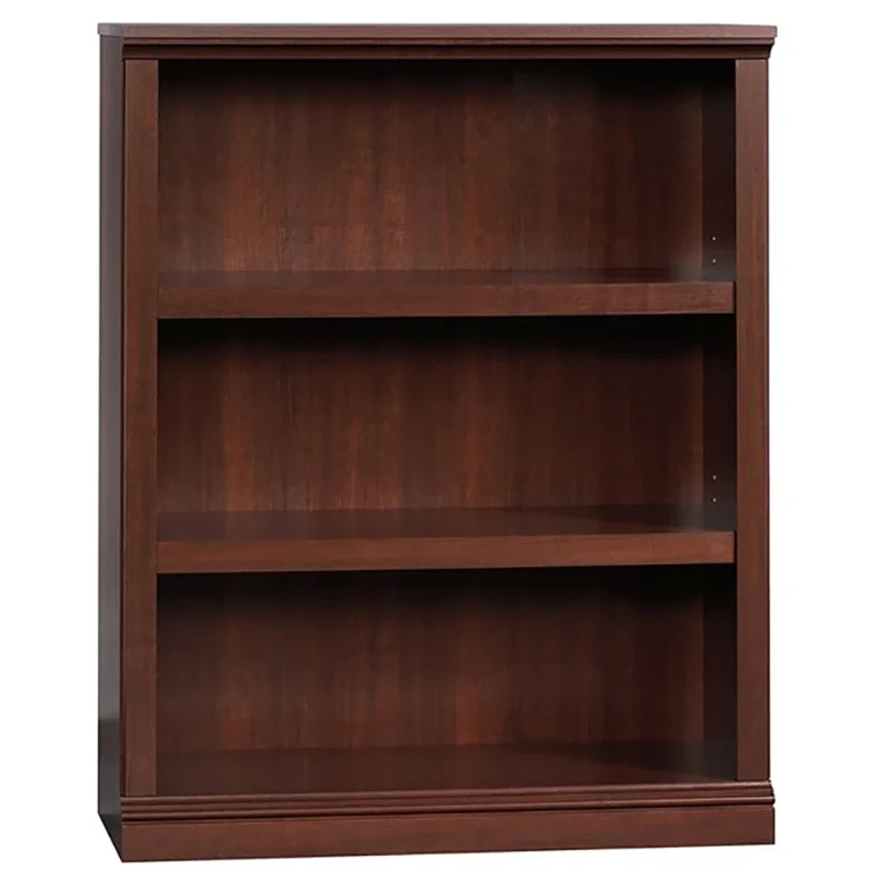 Scranton & Co 3 Shelf Wood Bookcase in Select Cherry