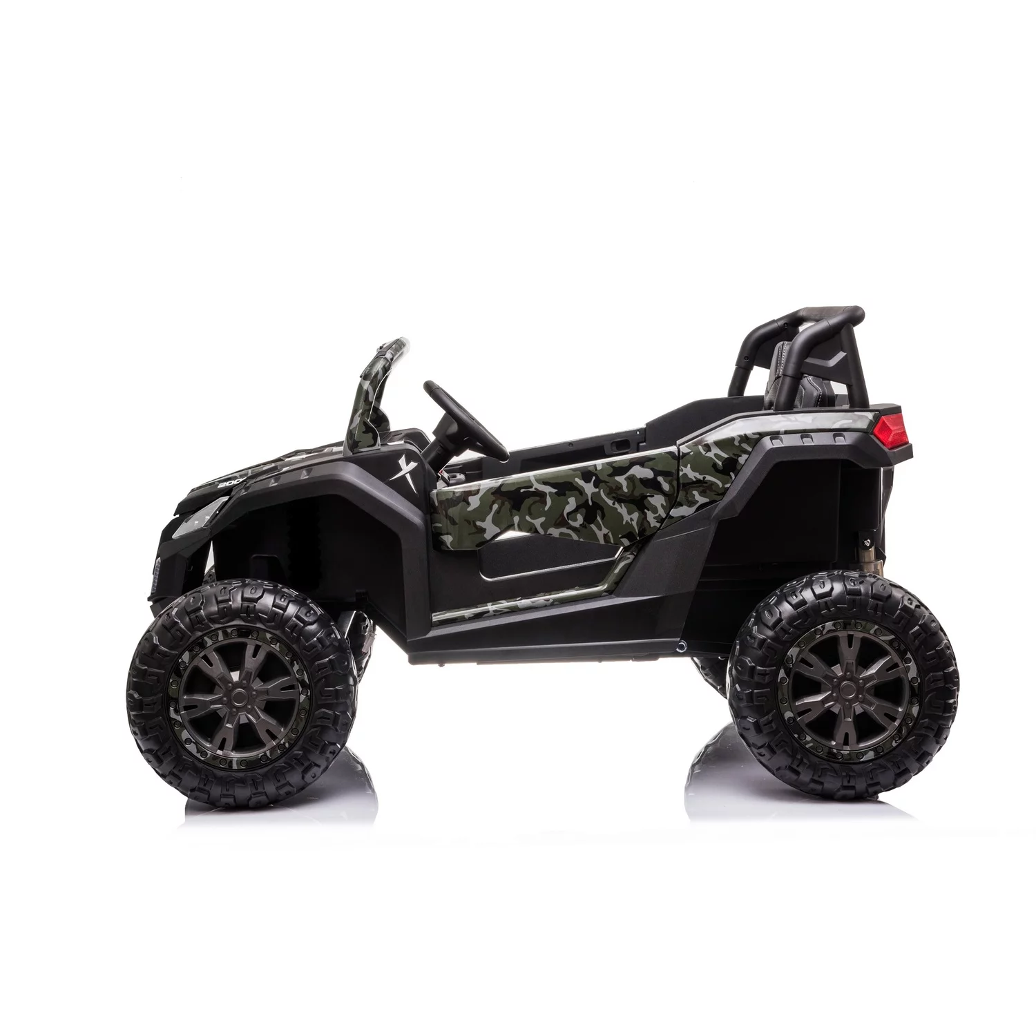 Freddo Cammo Green 24 V Dune Buggy Powered Ride-On with Parental Remote Control
