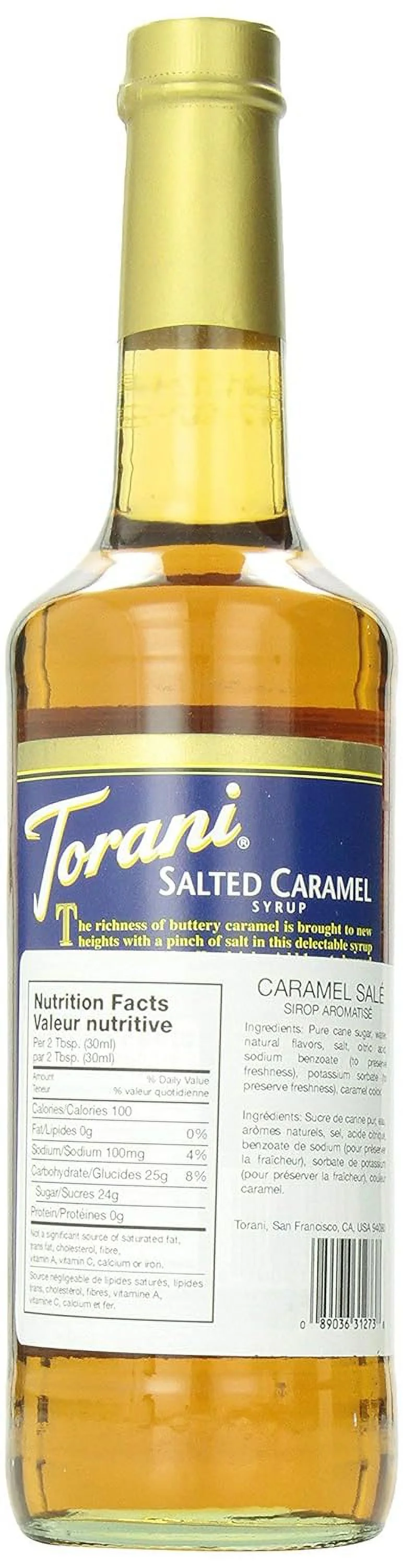 salted caramel syrup - 25.4 fl oz (pack of 1)