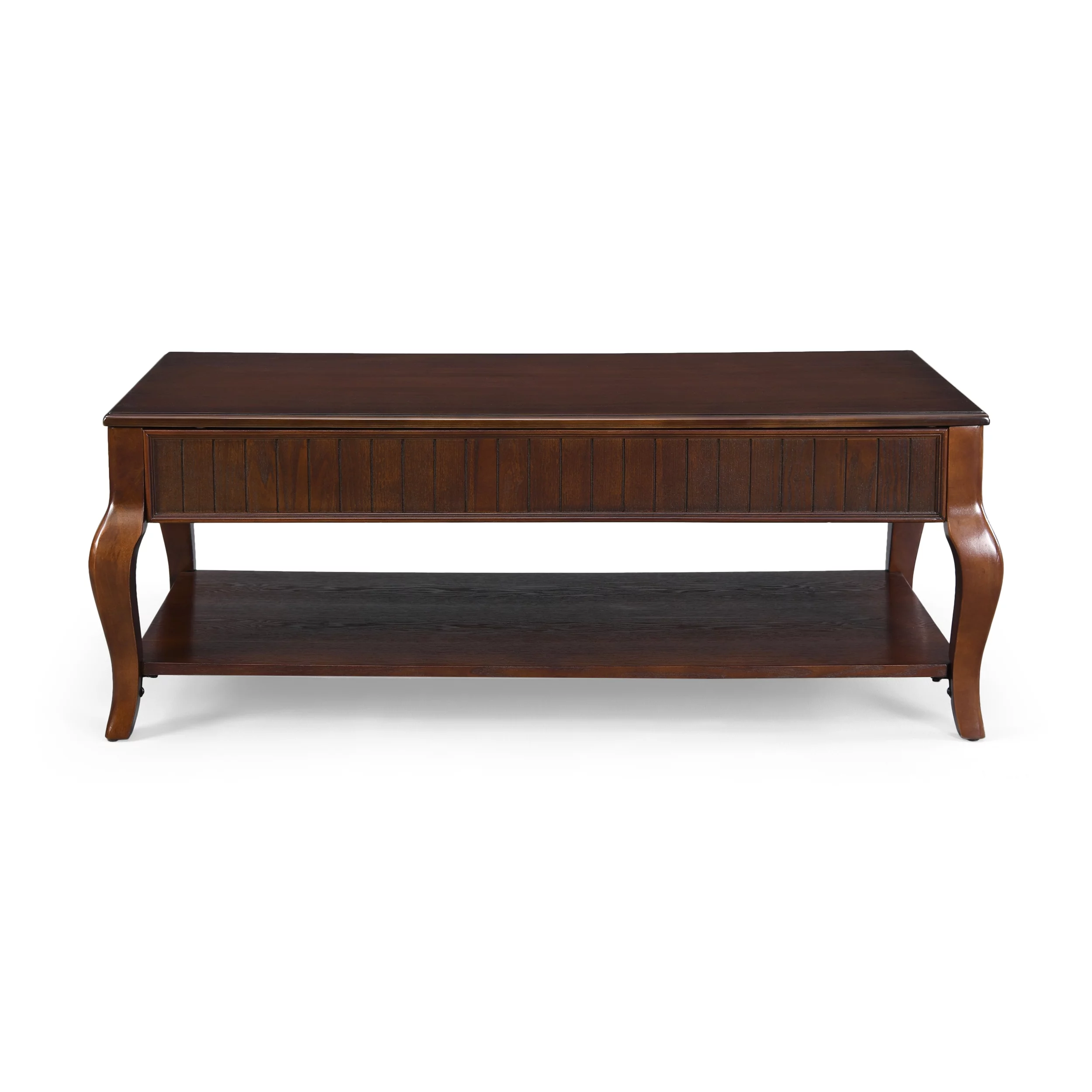 Noble House Isaias Traditional Wood Rectangle Lift Top Coffee Table, Walnut