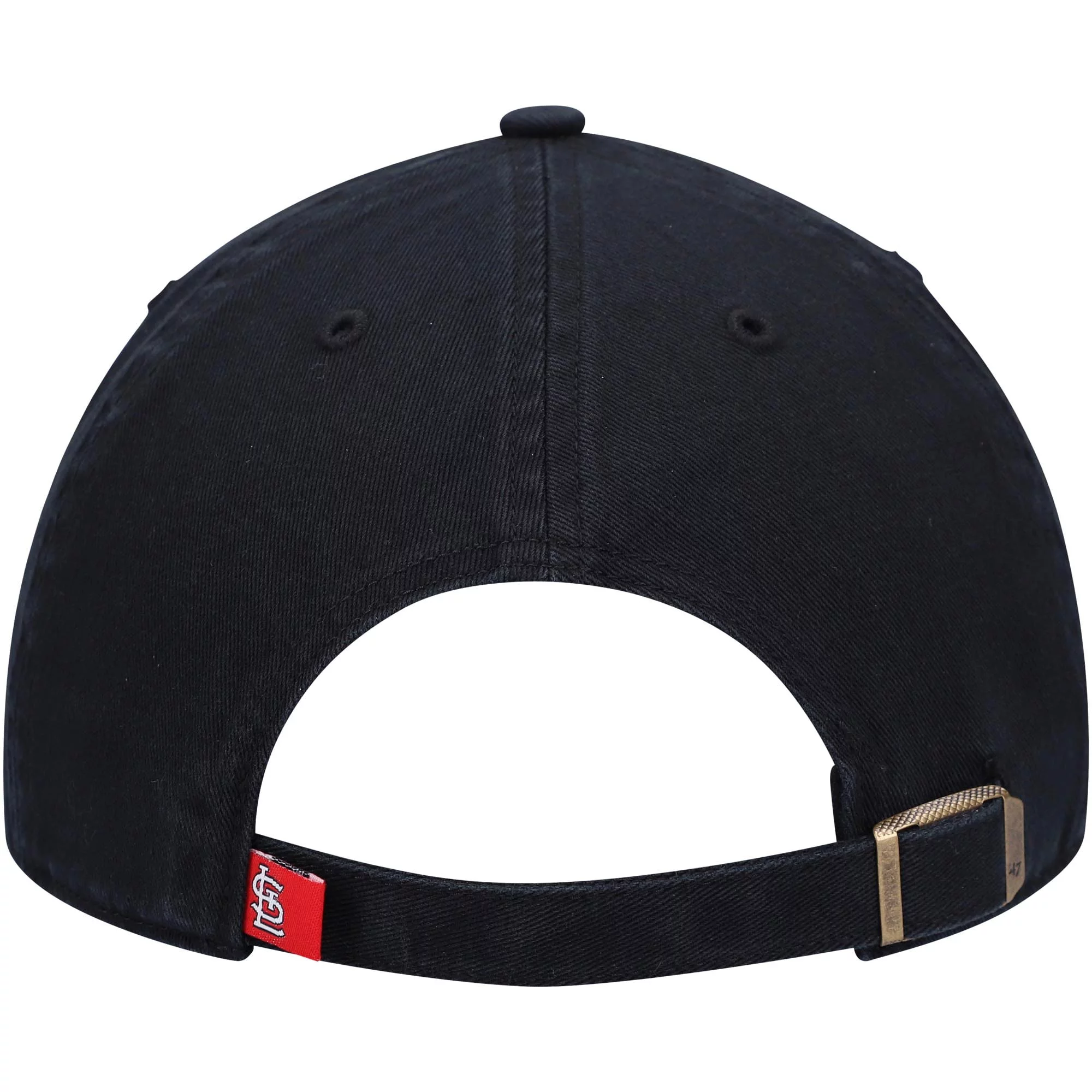 Men's '47 Black St. Louis Cardinals Clean Up Adjustable Hat - OSFA