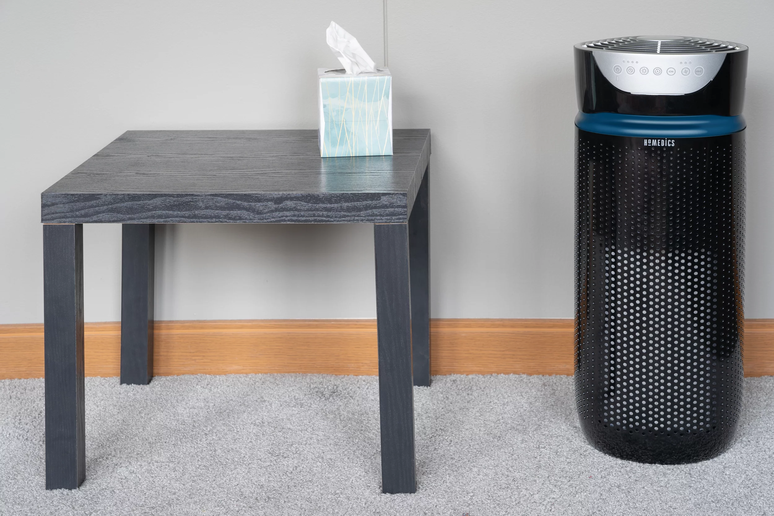 HoMedics AP-T40 TotalClean 5-In-1 Tower Air Purifier (Black)