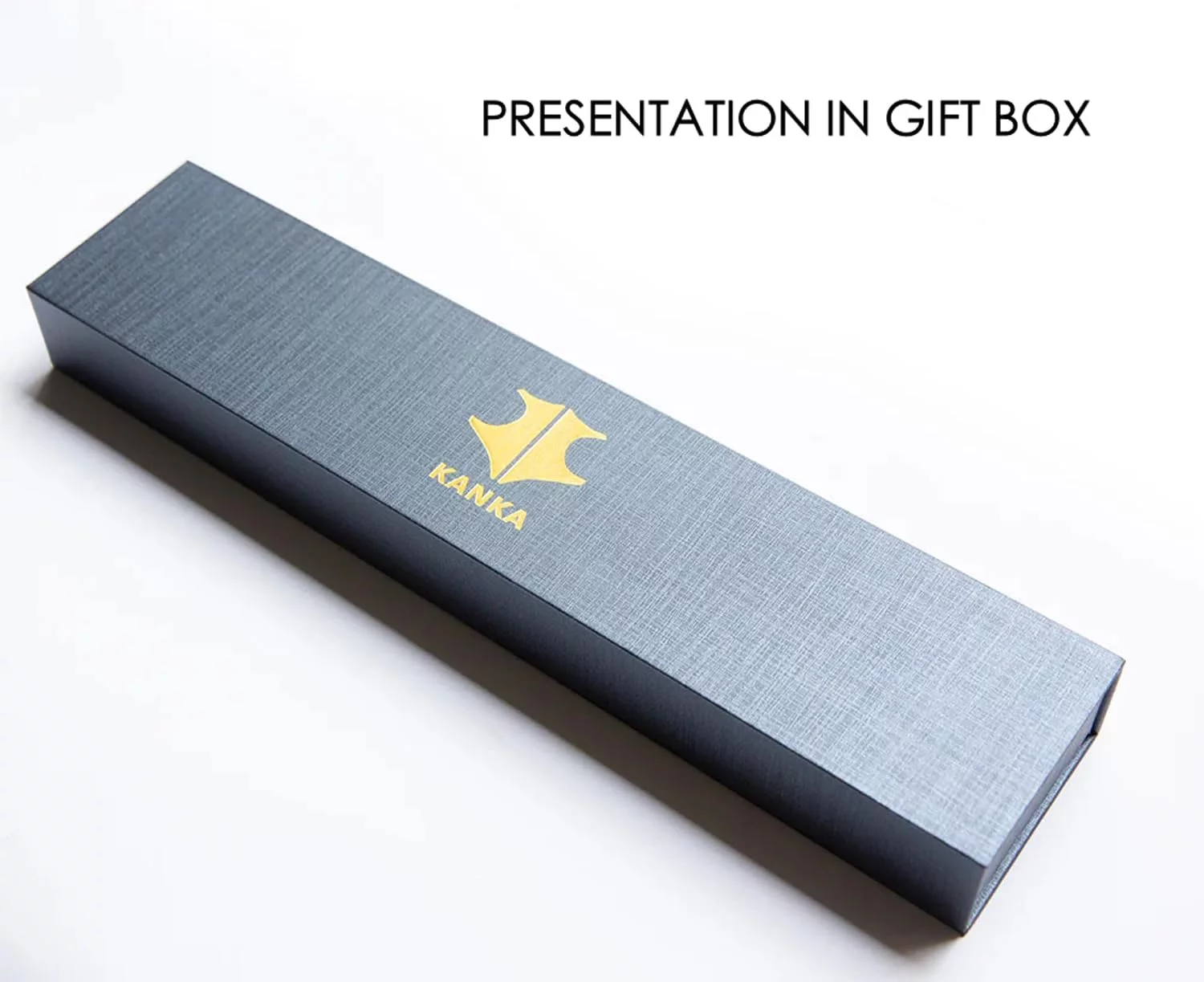 KANKA Santoku Knife - Ultra Sharp 7 inch German Stainless Steel, G10 Black Fiberglass Handle, Japanese Chefs Knife