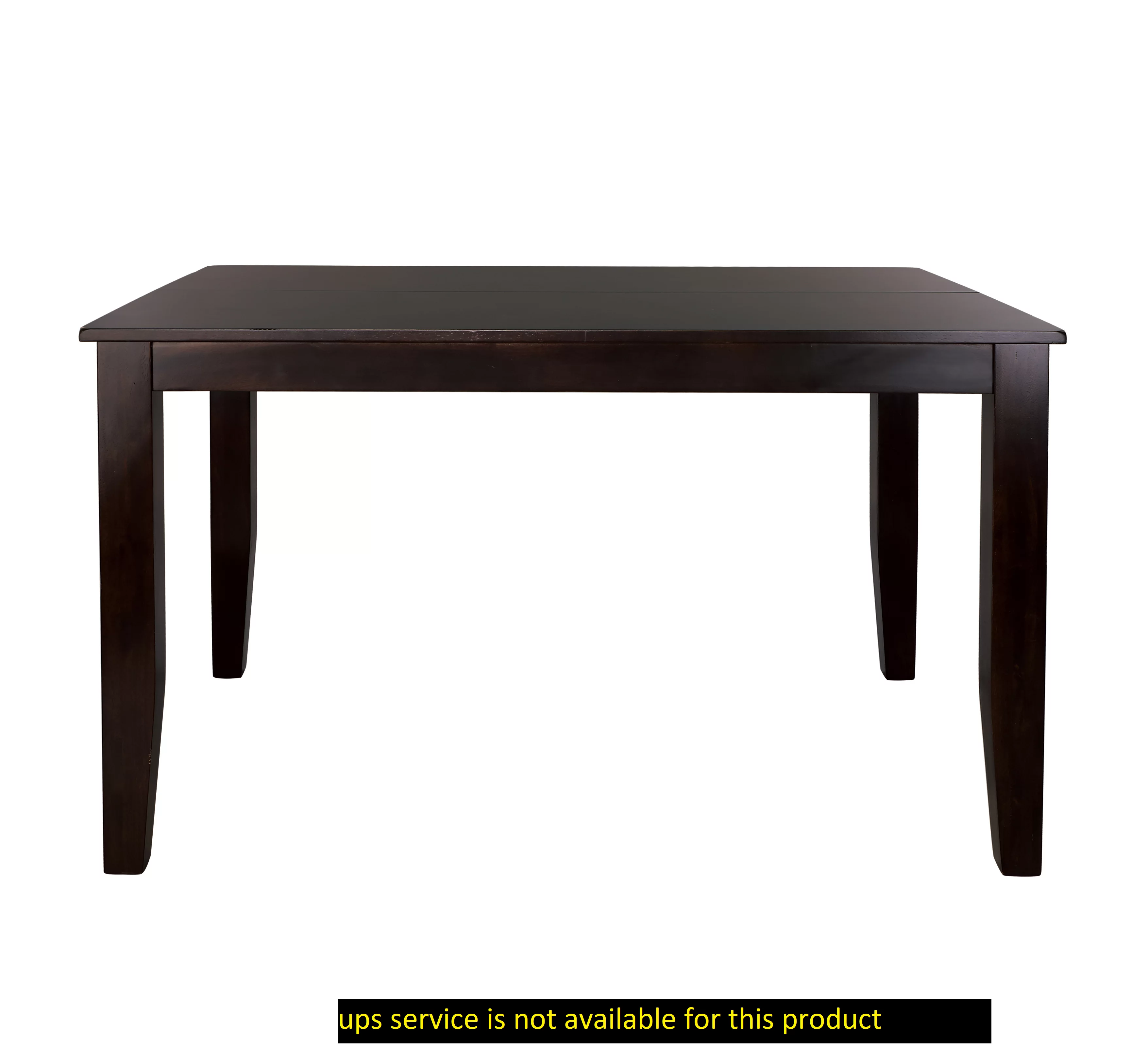 Casual Dining Warm Merlot Finish 1pc Counter Height Table with Self-Storing Extension Leaf Strong Durable Furniture