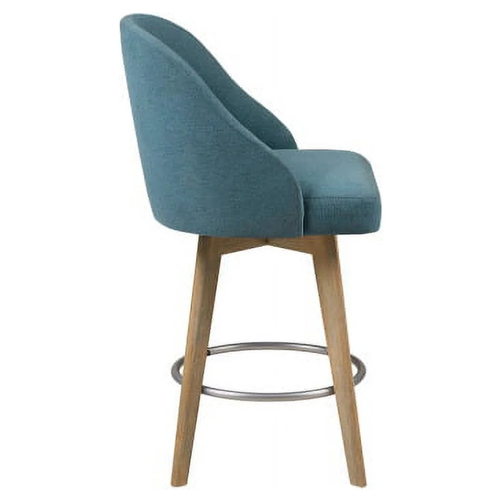 Counter Stool with Swivel Seat - Blue