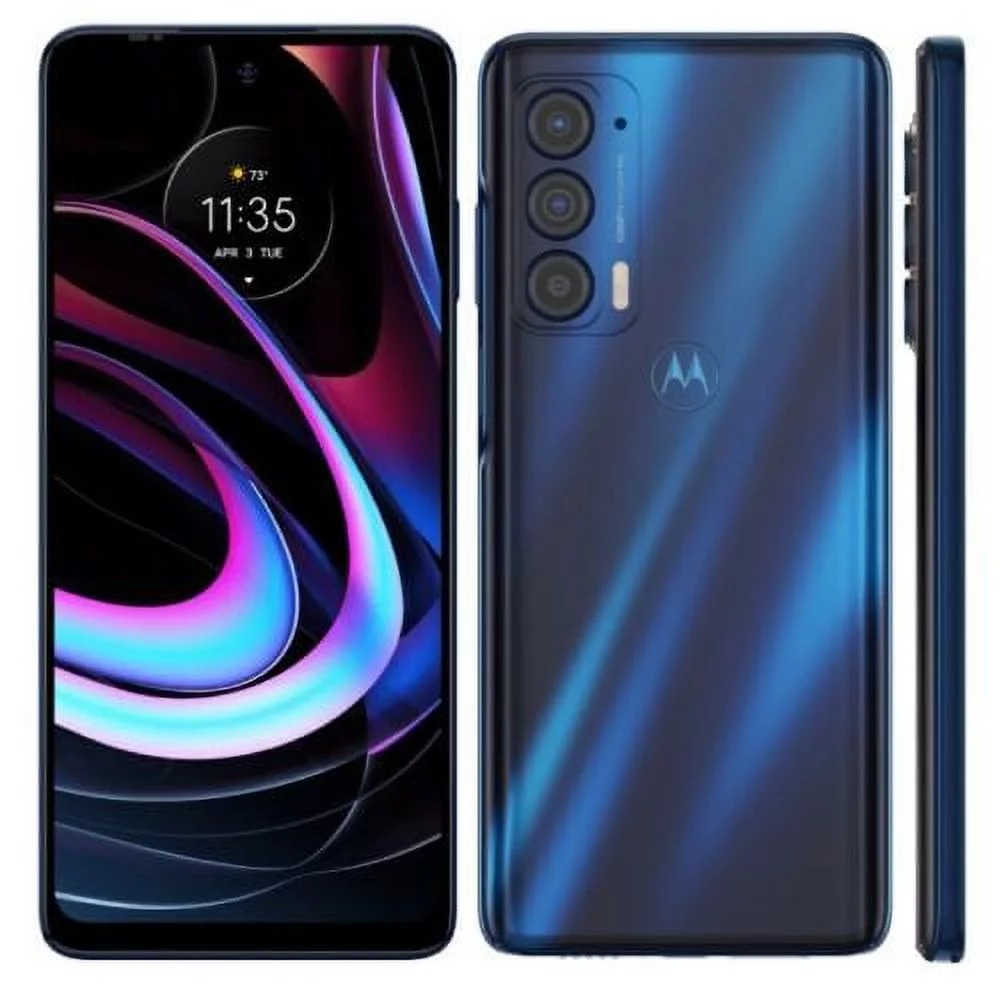 Pre-Owned Verizon Unlocked MOTOROLA Moto Edge 5G 128GB Nebula Blue (Refurbished: Like New)