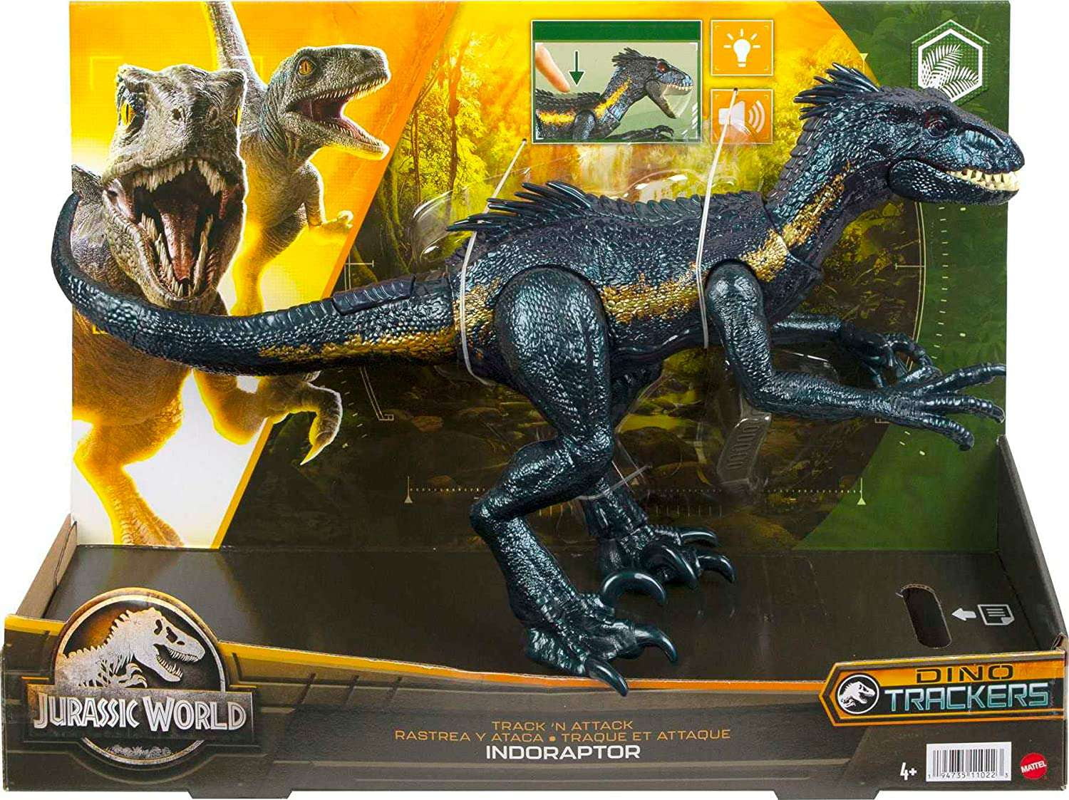 Jurassic World Track N Attack Indoraptor Action Figure