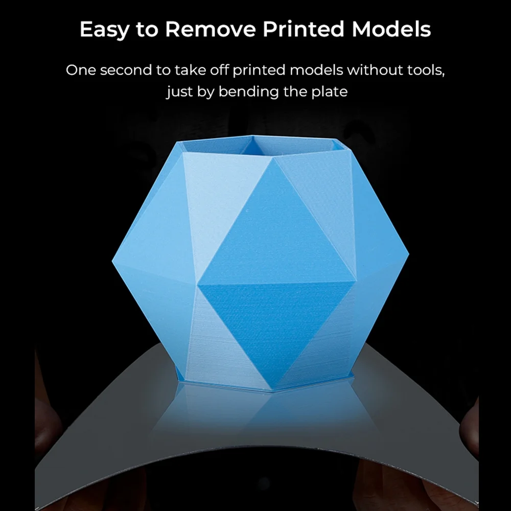 Printing Platform,K1c 3d Printer Pei Build Creality K1c Model Removal Temperature K1c Smooth Plate Soft Temperature Resistance Smooth 235x235mm Resistance Suitable K1c