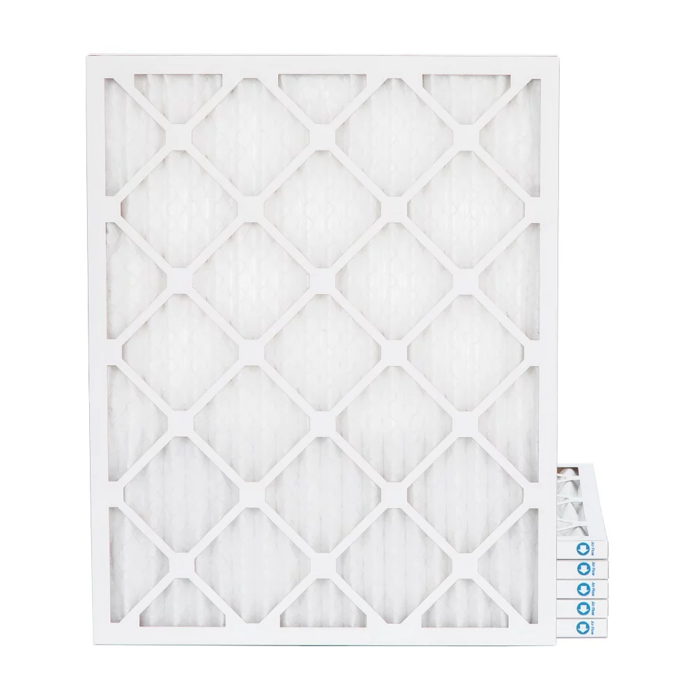 Pamlico Air 15x20x1 MERV 8 Pleated AC Furnace Air Filters. Quantity 6. (Actual Size: 14.5 x 19.5 x 0.75 Inches)