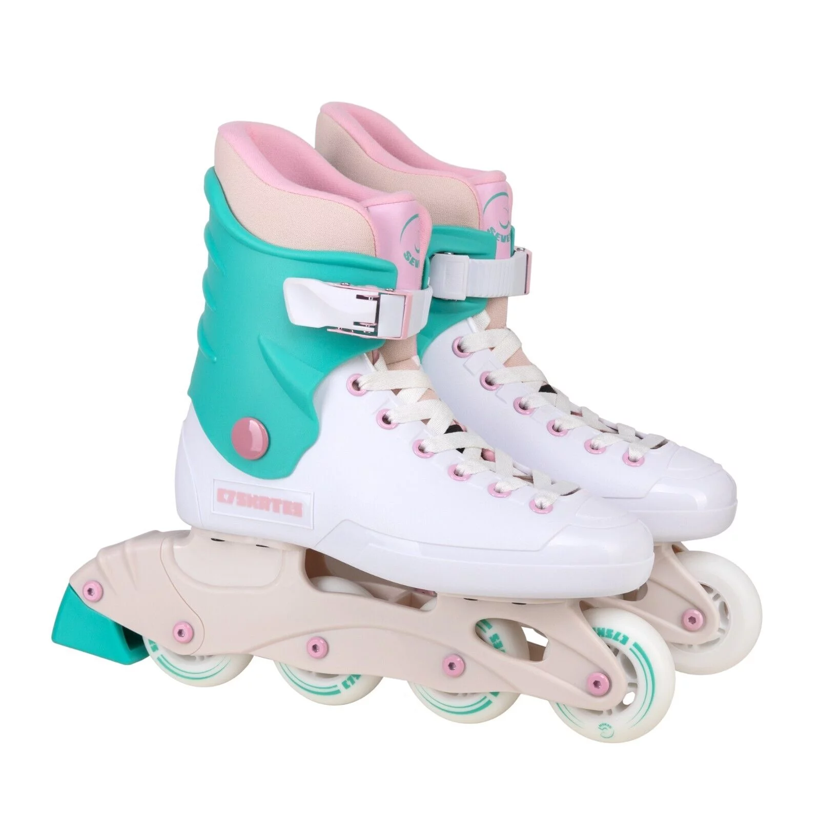 C7skates Mint Flash Nostalgic Adult Inline Skates For Women and Adult, Size 8