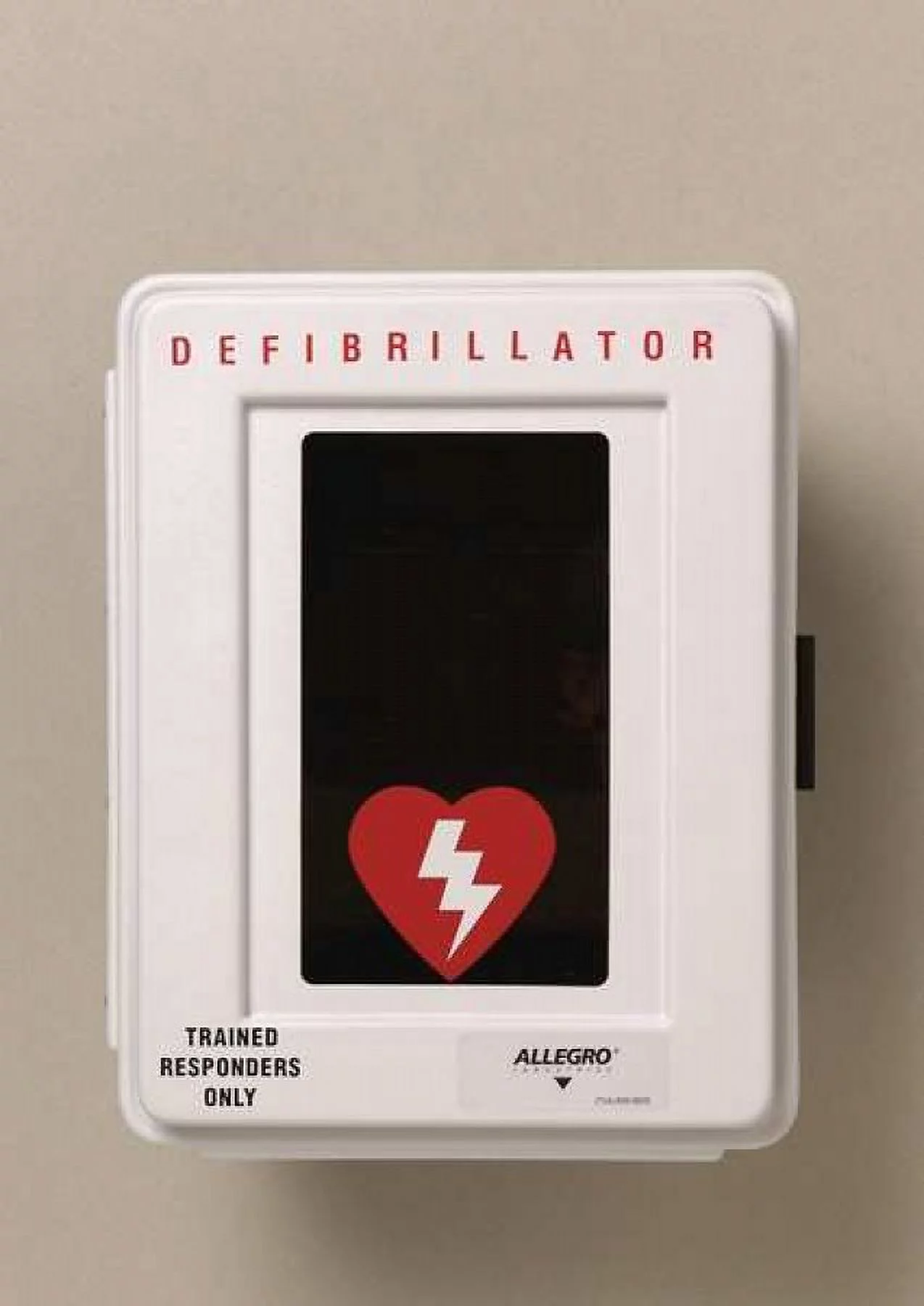 Allegro Industries Defibrillator Storage Cabinet,Wall Mount 4400-D