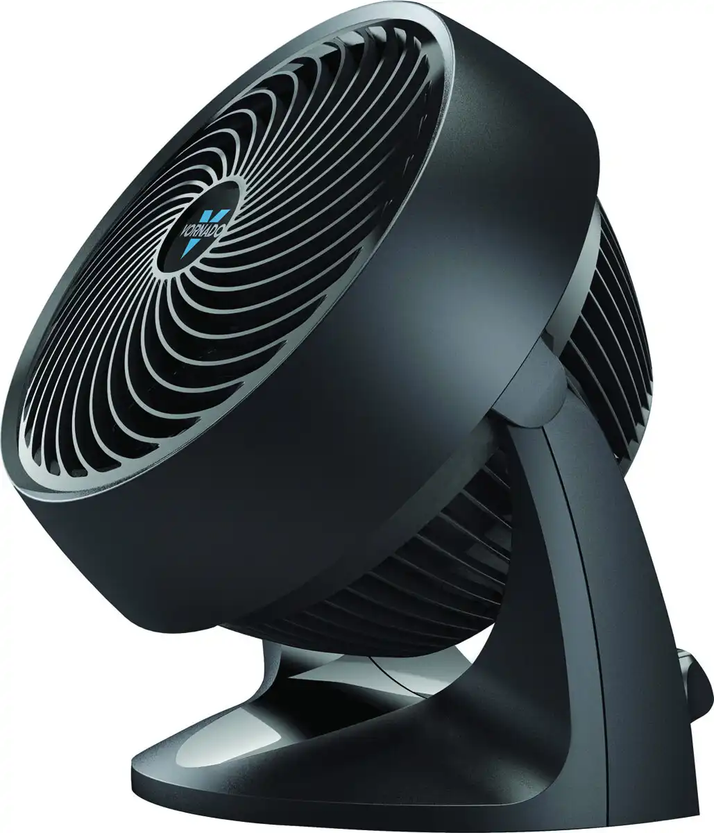 Vornado CR1-0120-06 Medium Air Circulator, 120 V, 8.98 in Dia Blade, 3-Speed, 900 to 1625 Rpm Speed, Black
