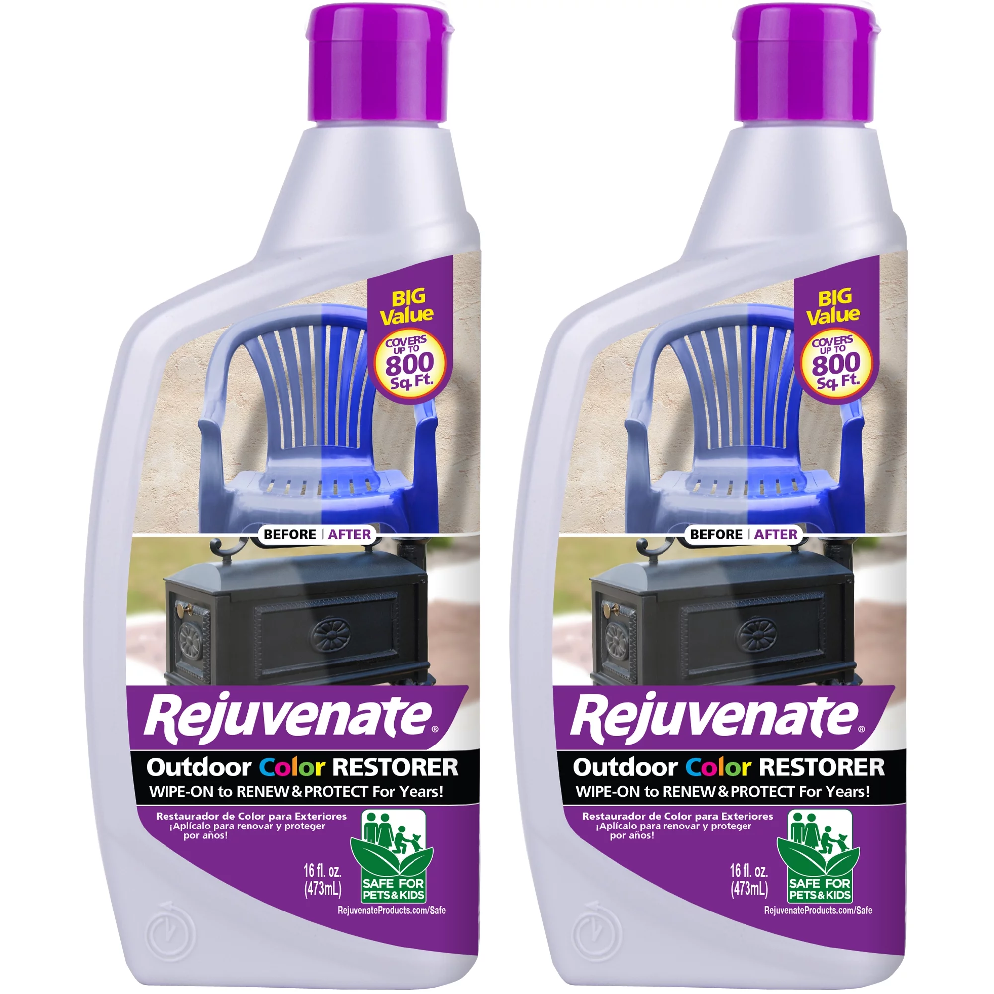 Rejuvenate Outdoor Color Restorer 16oz, 2pk