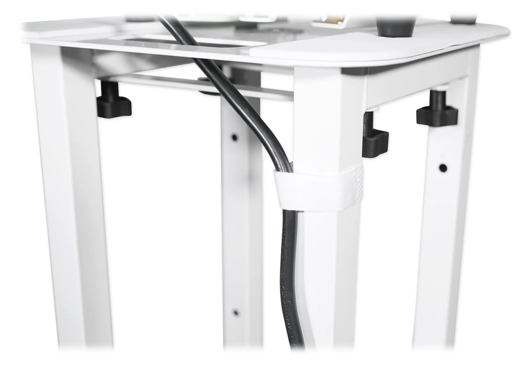 (2) Rockville Totem Style Speaker Stands+Black+White Scrims+Facade+Par Lights