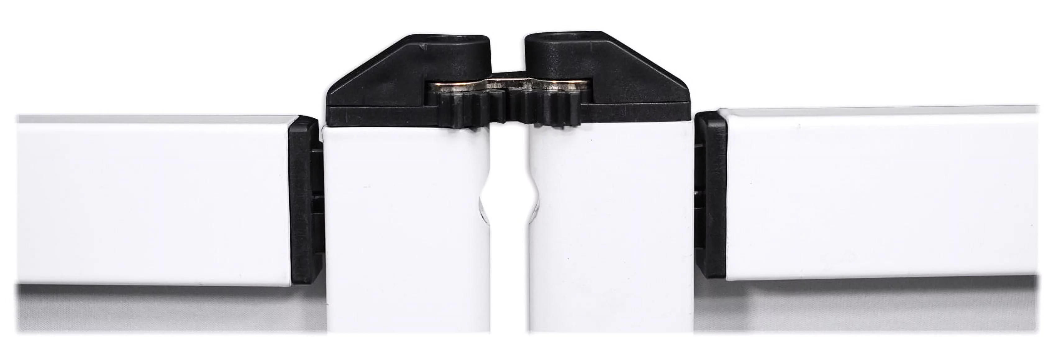 (2) Rockville 8 Ft. Totem Stands+DJ Facade+(4) Battery Powered Wash Up-Lights