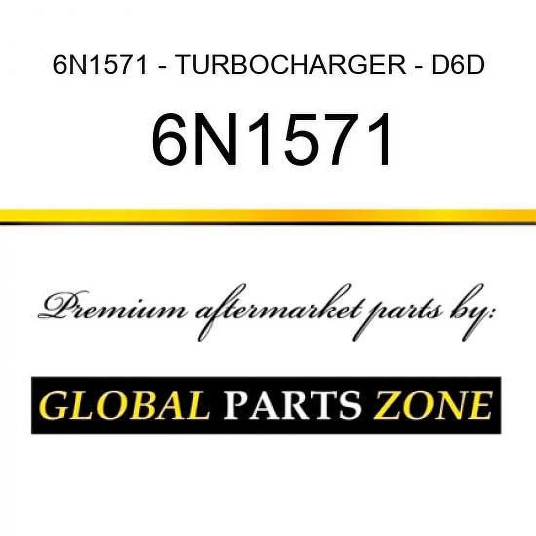 6N1571 - TURBOCHARGER - D6D/966C fits Caterpillar (CAT)