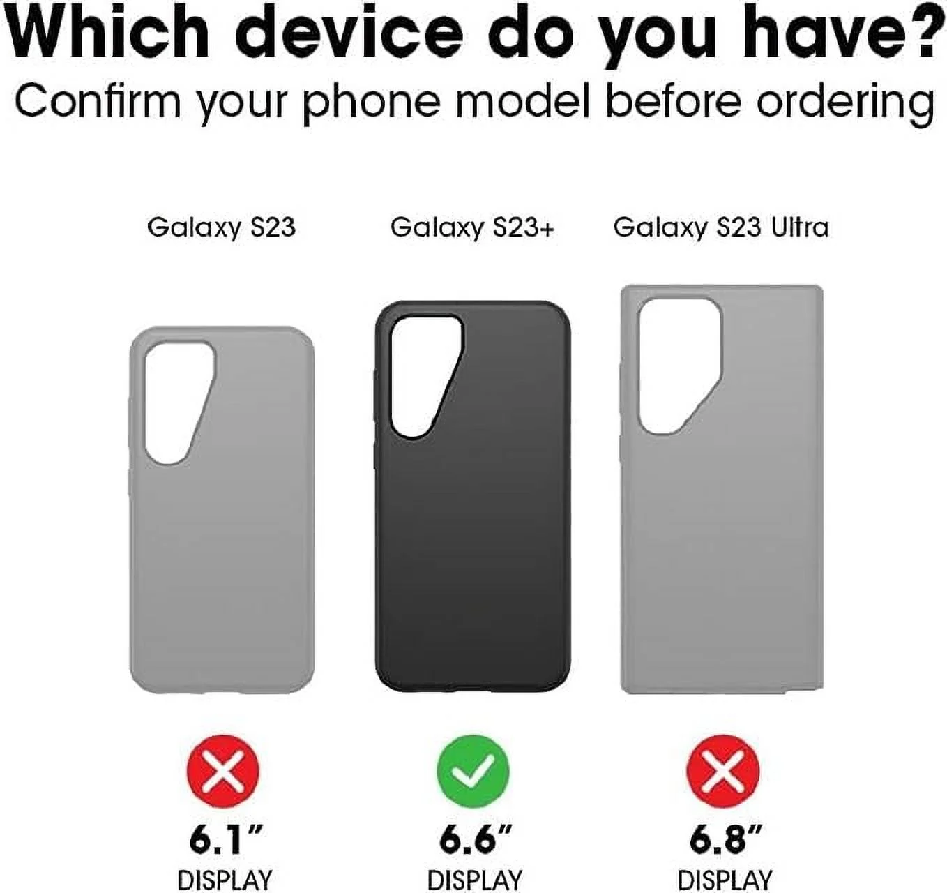 OtterBox Defender Pro Case & Holster for Galaxy S23 Plus - with C-C 20W Charger -  Black