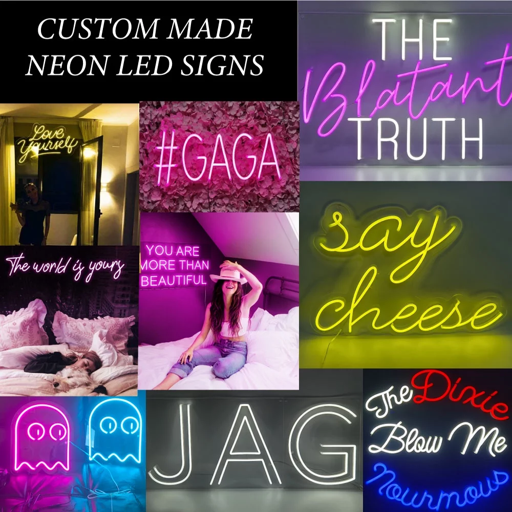 Relaxing Massage LED Neon Sign 13 x 24 - inches, Black Square Cut Acrylic Backing, with Dimmer - Bright and Premium built indoor LED Neon Sign for Spa interior decor and storefront.