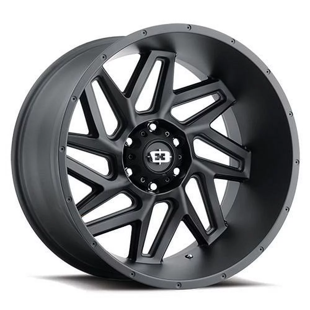 20x10 Vision 361 Spyder Satin Black Wheel 5x5.5 (-25mm)