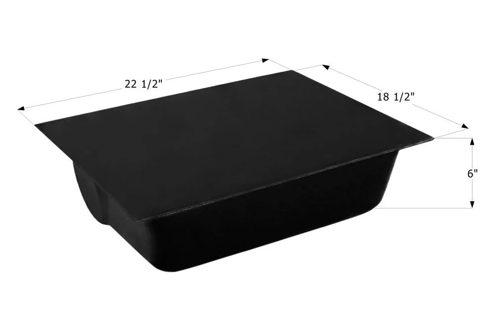 Icon Technologies 00804 - HT630-ED 6 gal. Left or Bottom End Drain Waste Holding Tank with 3