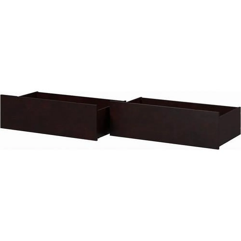 Under Bed Drawers (Set Of 2), /Full, Espresso