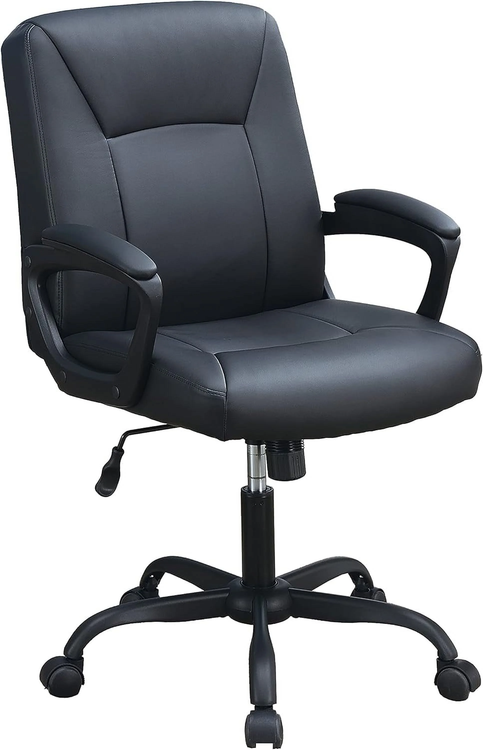 TJUNBOLIFE   Black Lux Office Chair