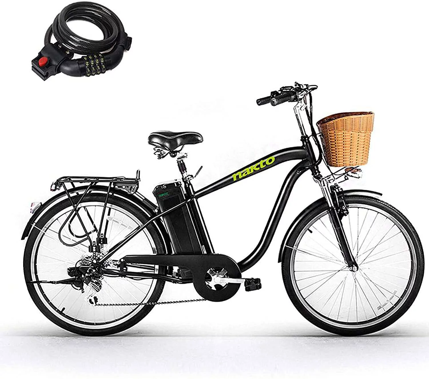 NAKTO Electric Bike For Adults 26