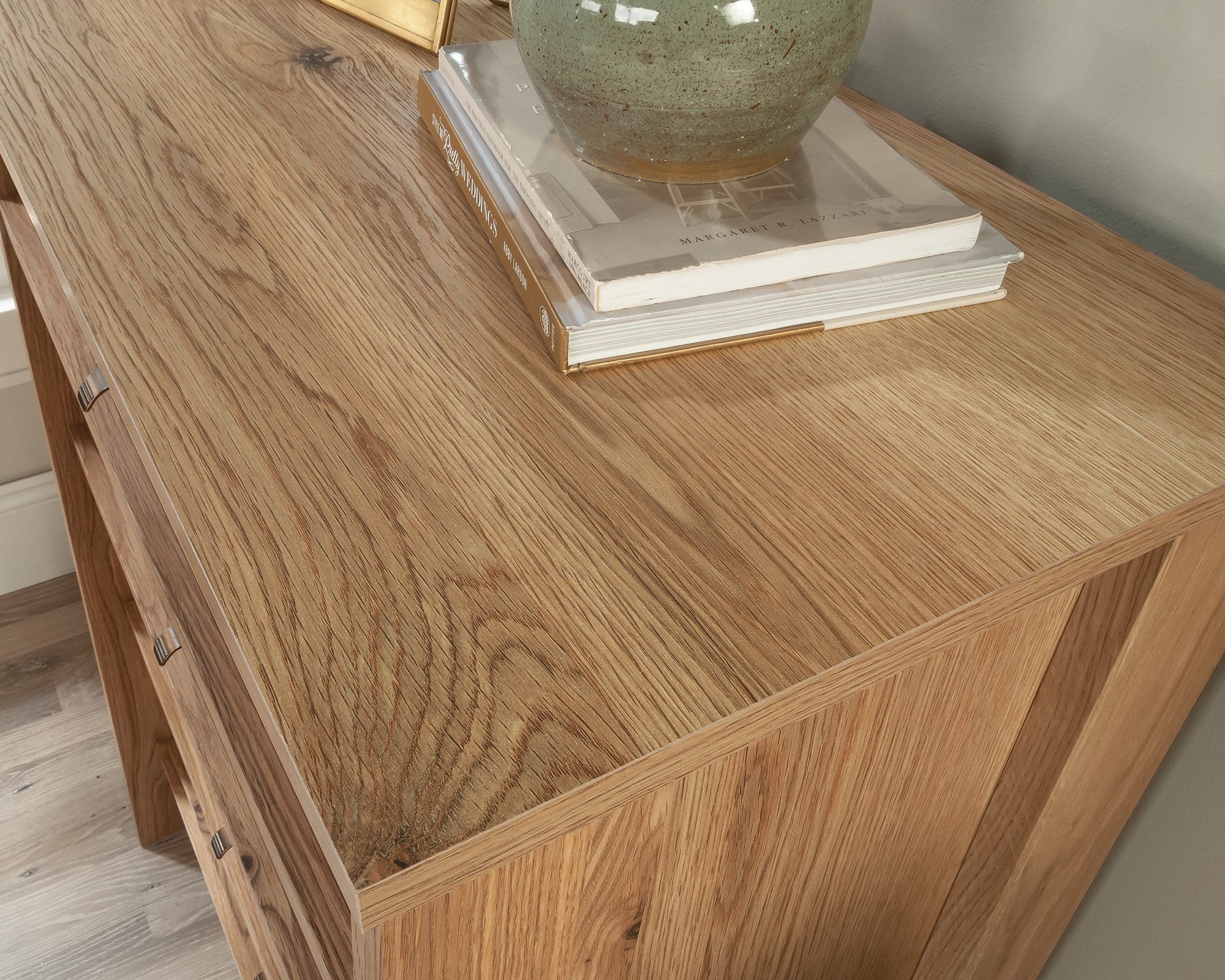 Trestle 4-Drawer Bedroom Chest in Timber Oak