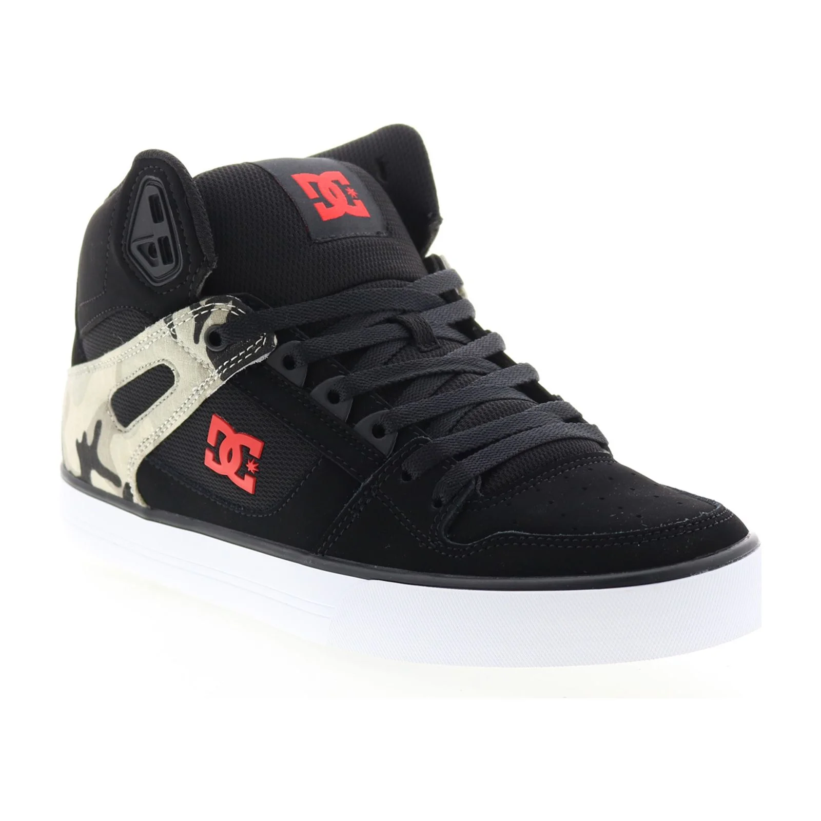 DC Men's Pure High-Top Shoes - Astro Camo Black - 11