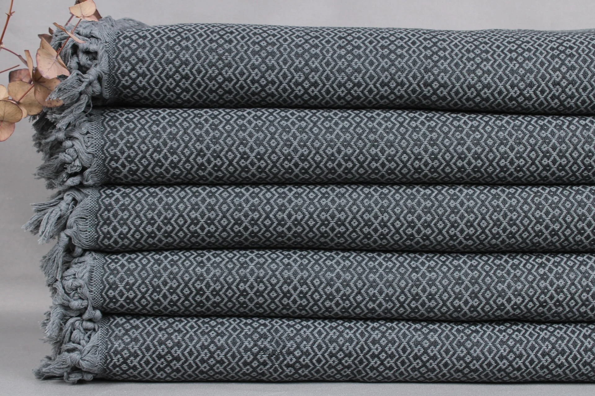 Wholesale Blankets, Large Towel, Green-Vermillion Throw, Diamond Throw, 79x99 Inches Couch Cover, Decor Throw, Curtain Bedspread,