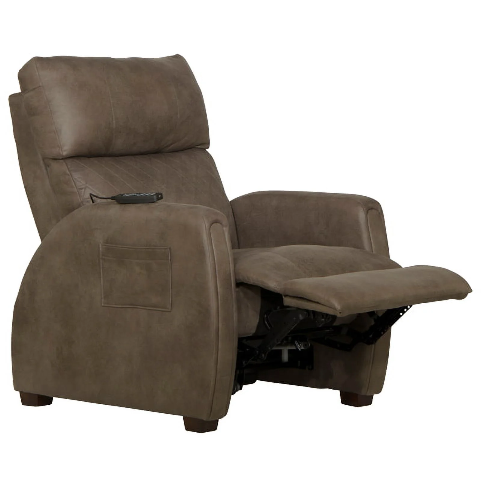 Catnapper Unwind Power Zero Gravity Recliner in Taupe Polyester Fabric