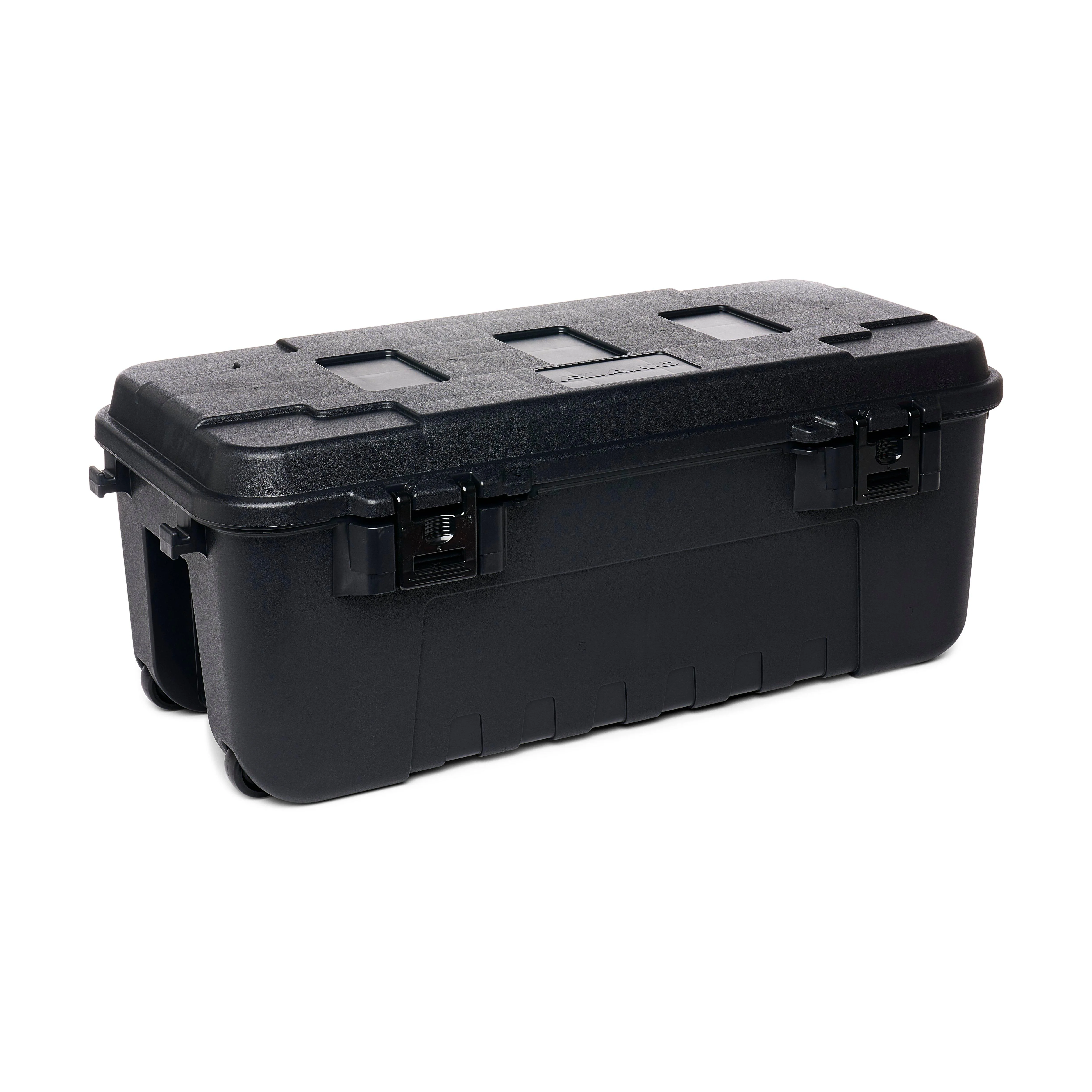 Plano Sportsman's Trunk, Large 2 Pack, Black, Lockable Storage Box
