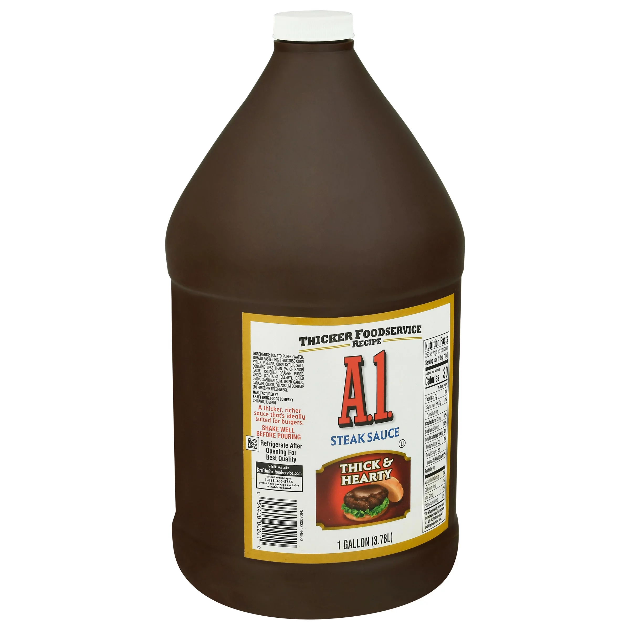 A.1. Thick & Hearty Burger Sauce 1 gal Jug