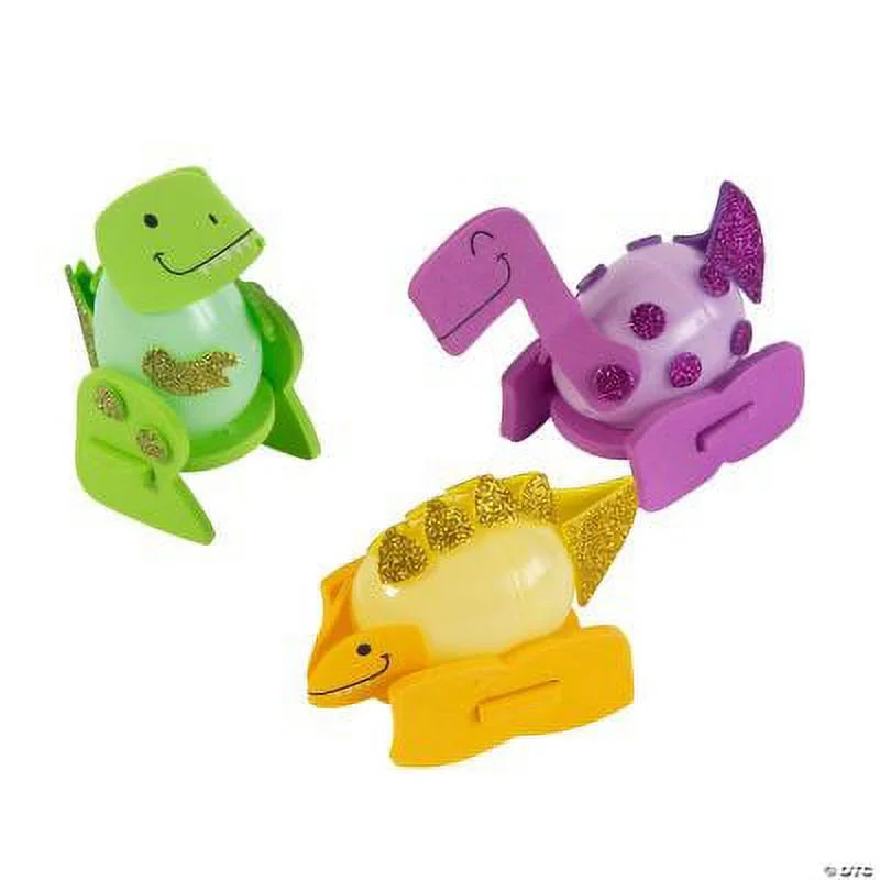 Dinosaur Egg Decorating Craft Kit - Makes 24, Easter, Craft Kits, 24 Pcs