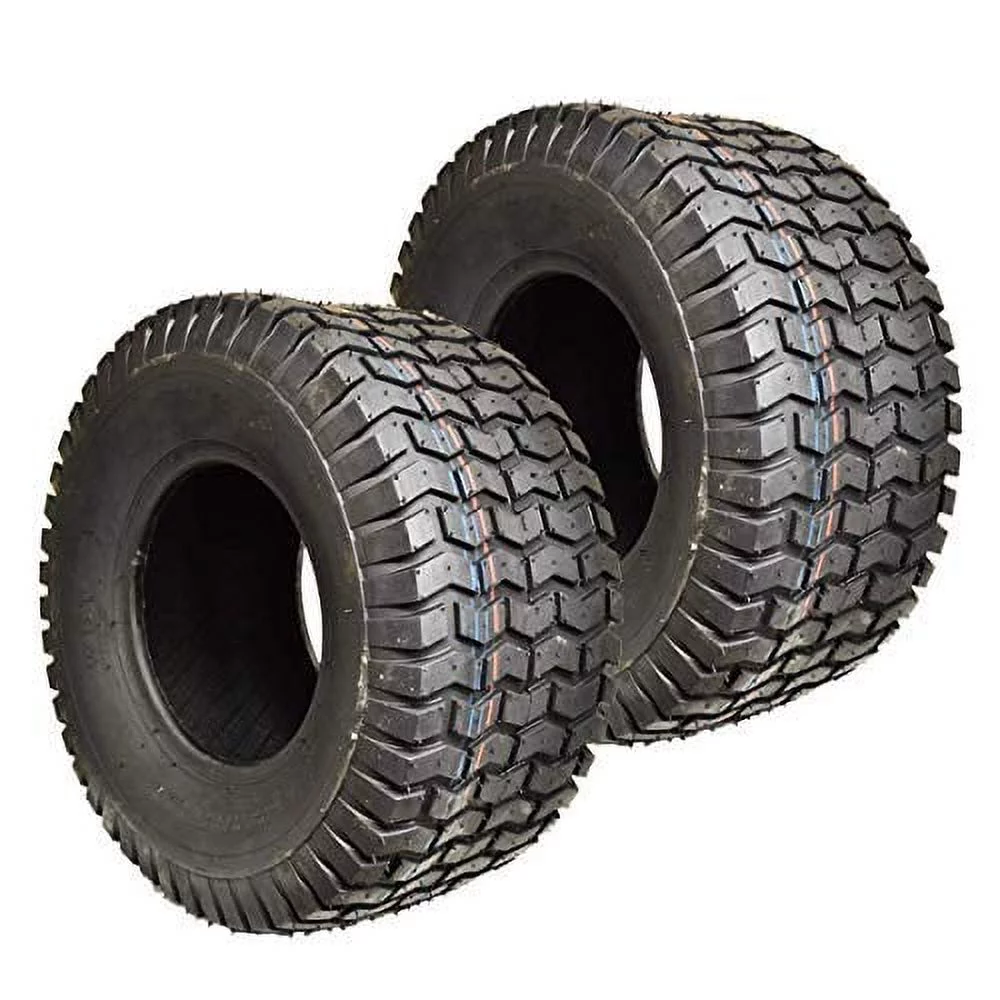 Two New 11x4.00-5 Lawn Tractor Tires 11x400-5 Turf Tires Tubeless Lawn Mower Tires