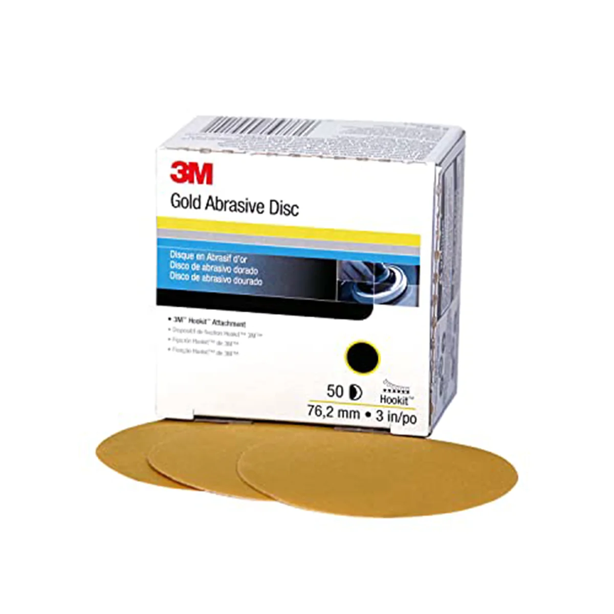 GOLD FILM DISCS HOOKIT P320 3IN 50PK
