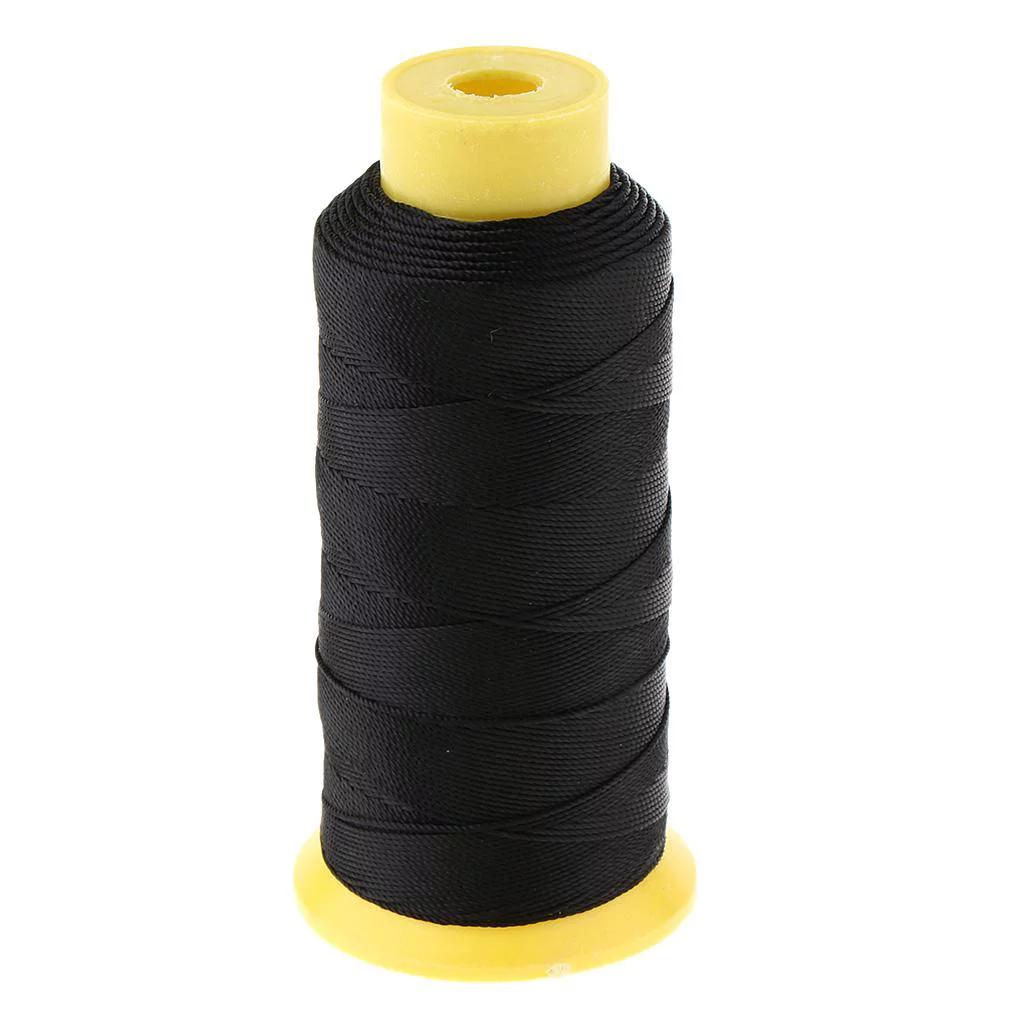 200M Bonded Nylon Upholstery Sewing Thread for Leather Canvas Beading Black