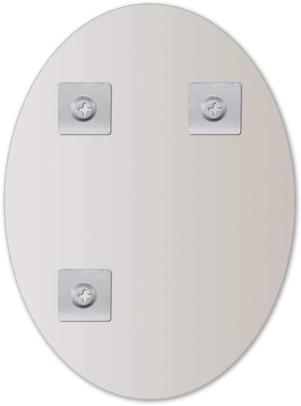 Modern Oval Frameless Mirror - 22'' x 30'' inch, 1/4