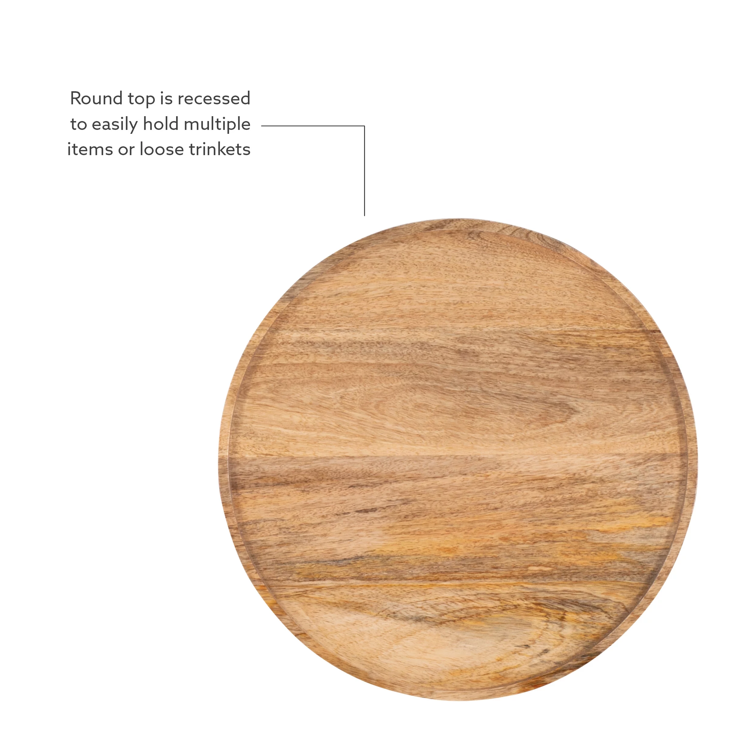 Powell Stephany Round Pedestal Drink Table, 25.75