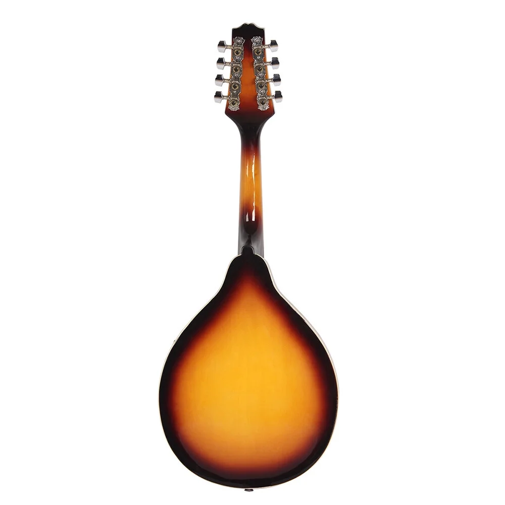 PEPISKY 8-String Basswood Sunburst Mandolin Musical Instrument with Rosewood Adjustable Bridge