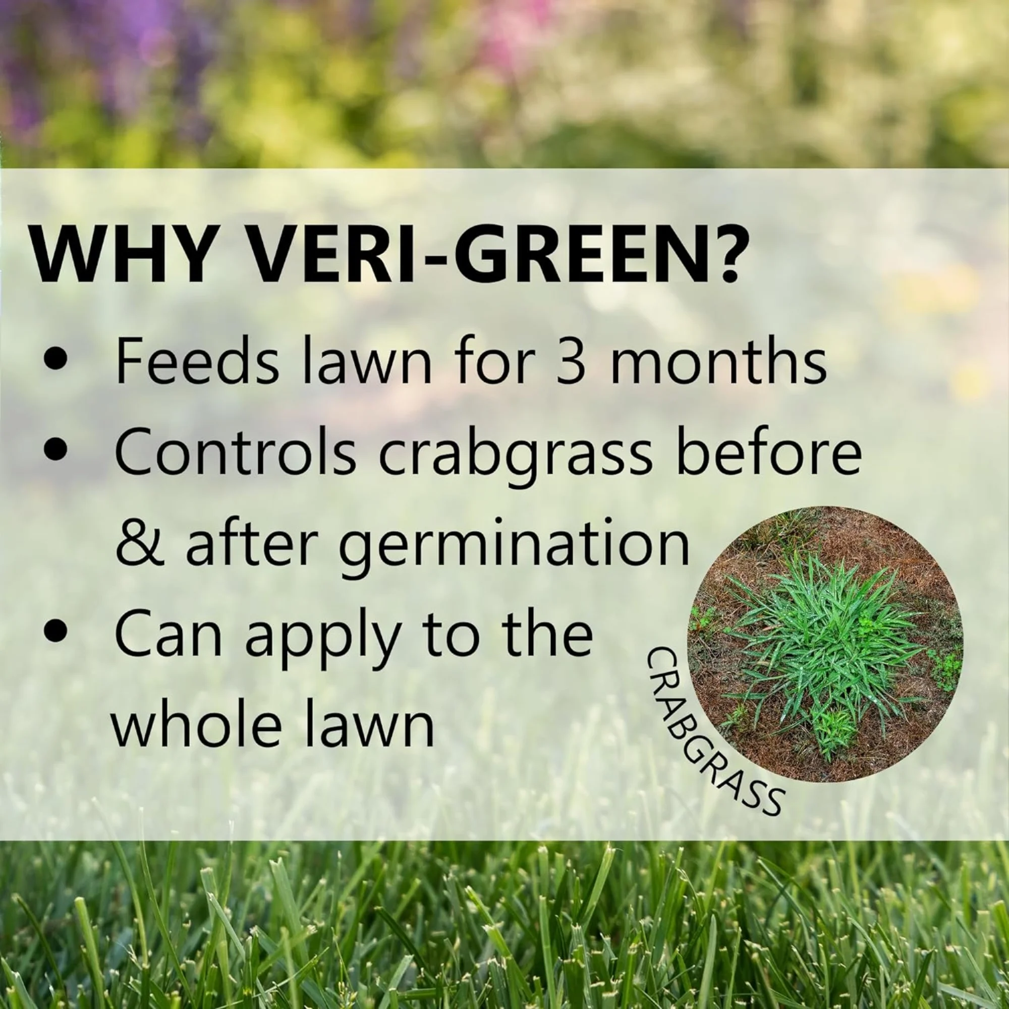 Jonathan Green Veri-Green Lawn Food with Crabgrass Preventer 15M (15,000 sq ft Coverage)