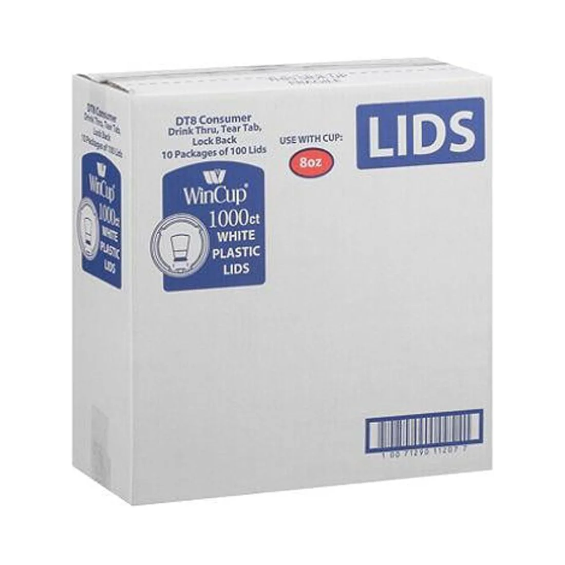 WinCup 8-Oz. Foam Cup Lids, 1,000 ct. - White