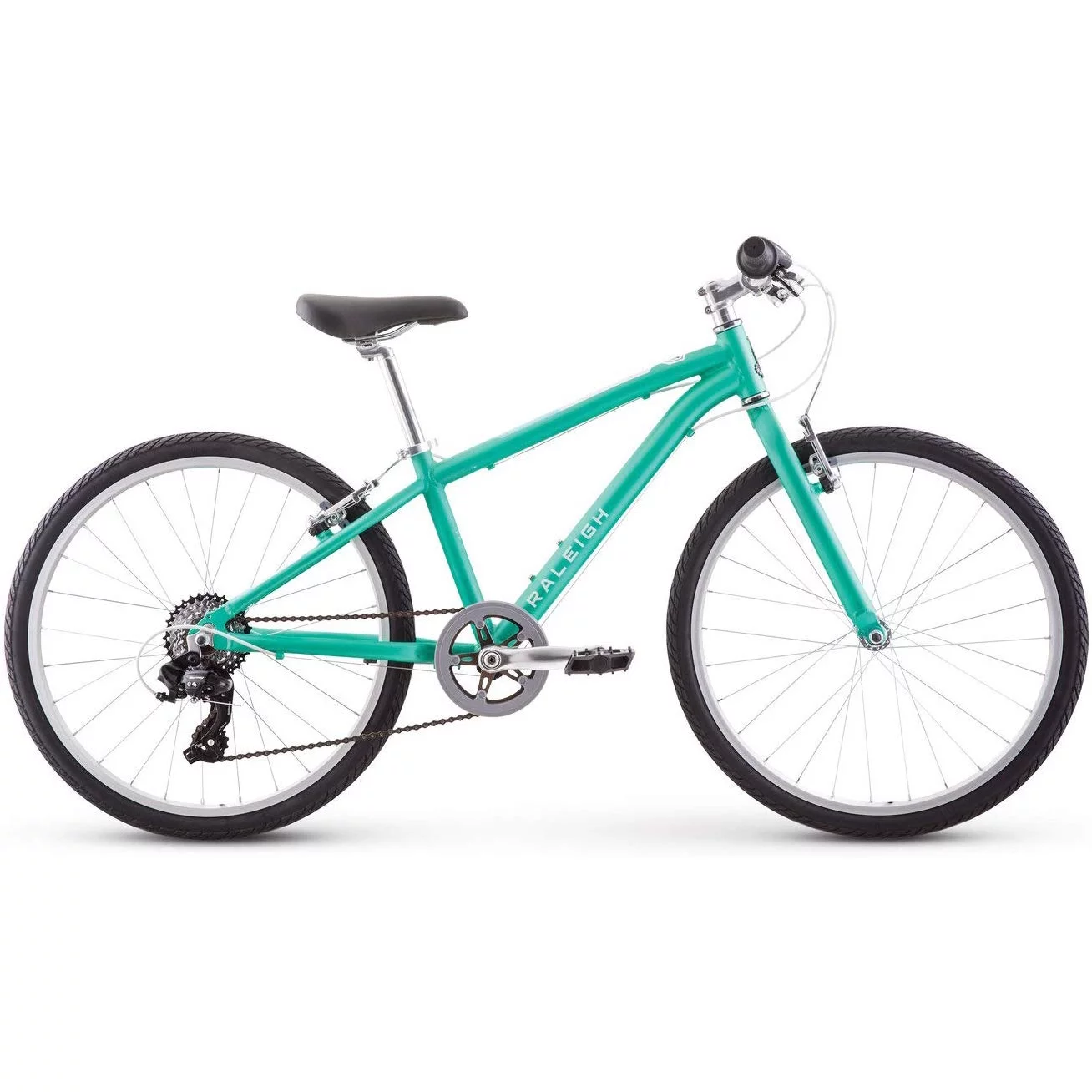 Raleigh Bikes Alysa 24-Inch Kids Flat Bar Road Bike for 8-12 Year Olds, Teal
