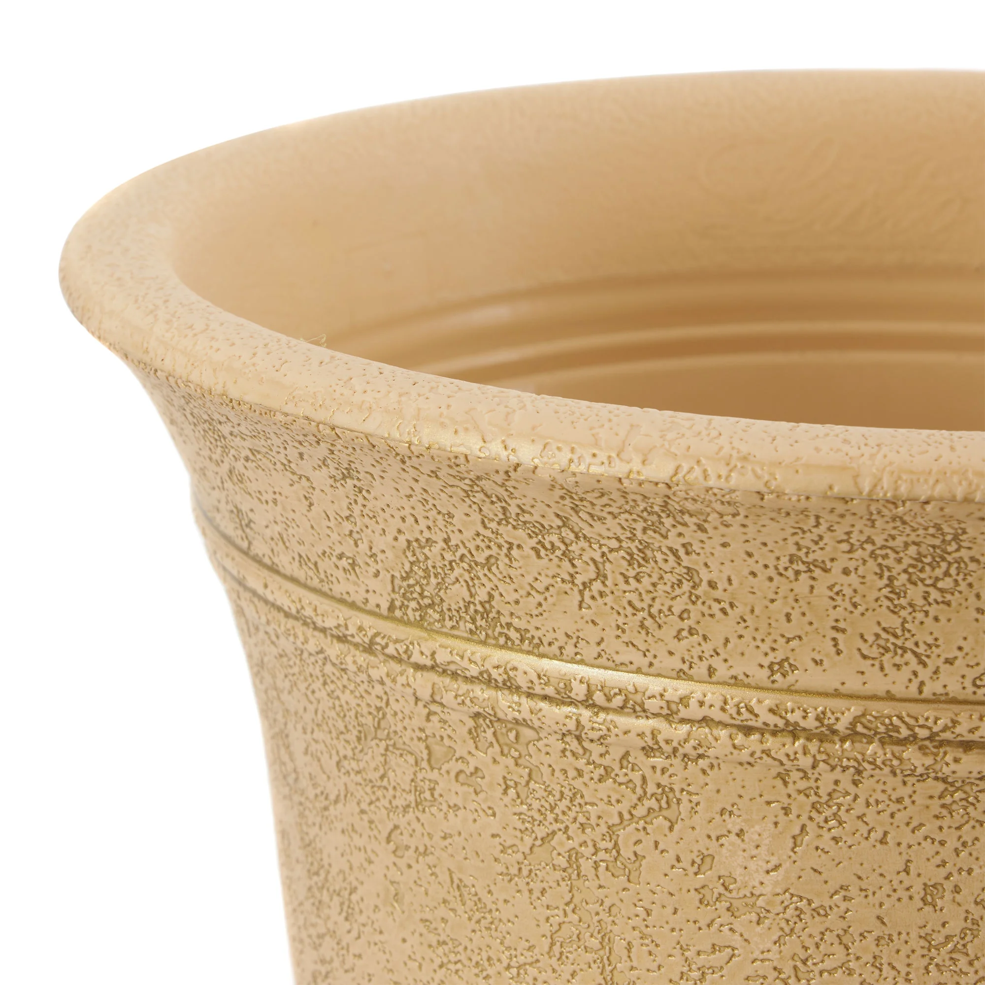 HC Companies Sierra 10 Inch Round Garden Planter Pot (2 Pack)