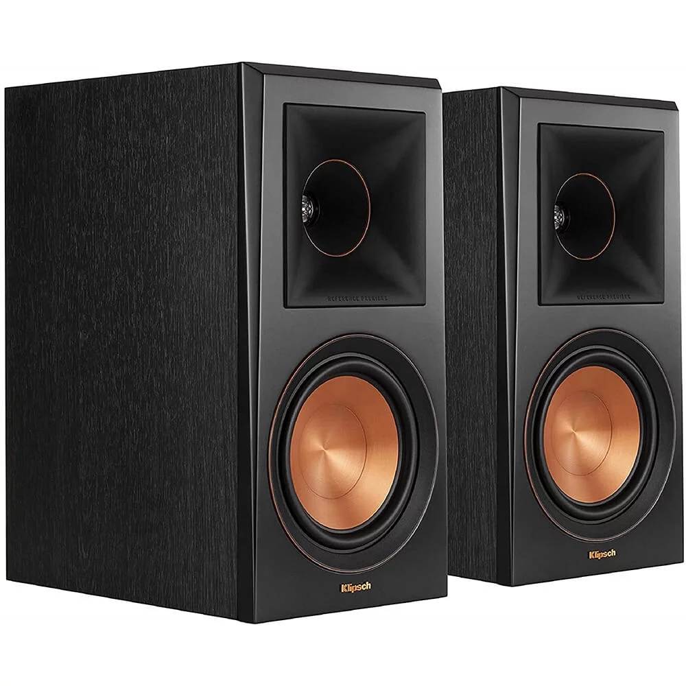 Open Box Klipsch RP600M 6.5 inch 2-Way Bookshelf Speakers (Pair) - Ebony