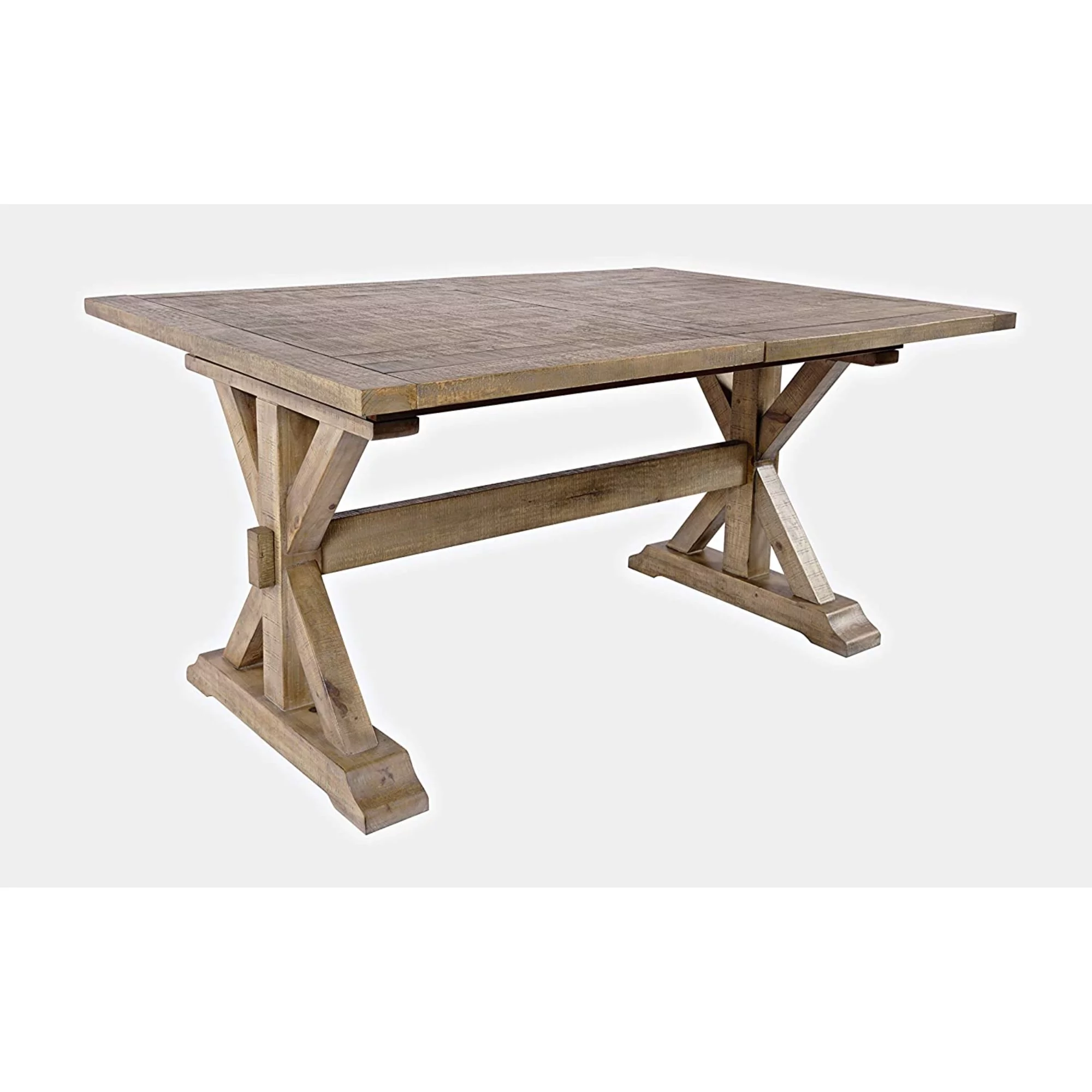 Jofran Carlyle Crossing Modern Rustic Solid Wood Extension 78