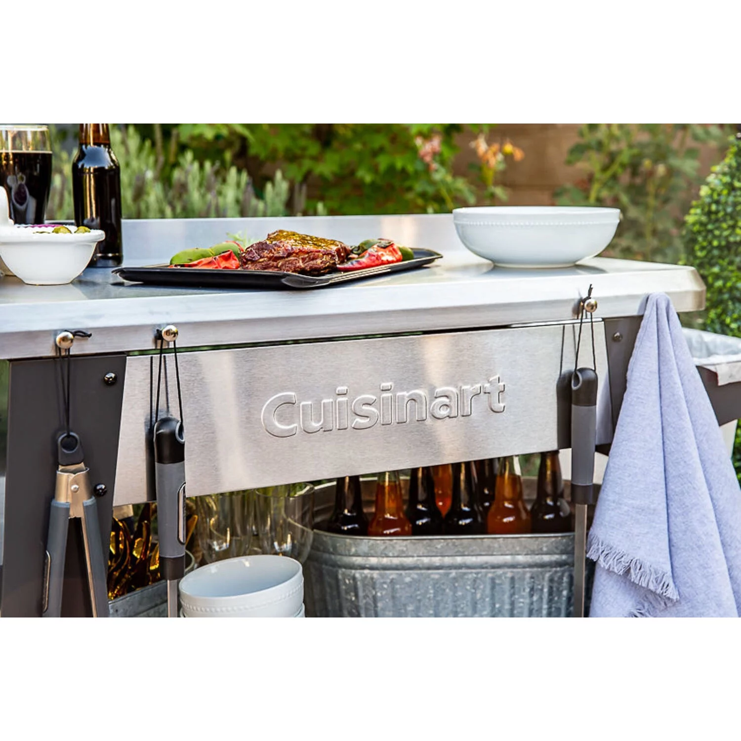 Cuisinart Outdoor Stainless Steel Grill Prep Table
